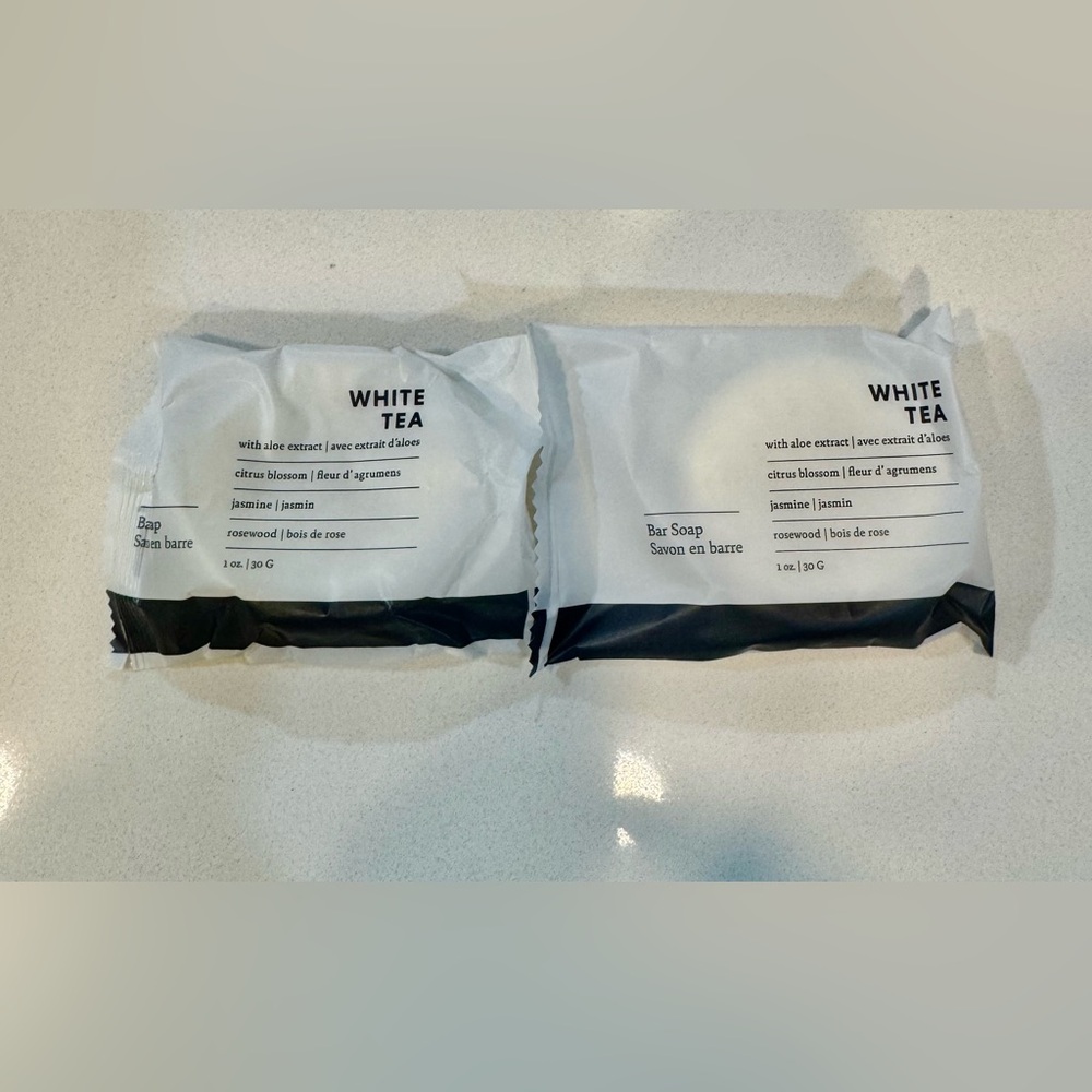 2 Pieces Set_White Tea Bar Soap_With Aloe Extract/Citrus /Jasmine_NWT